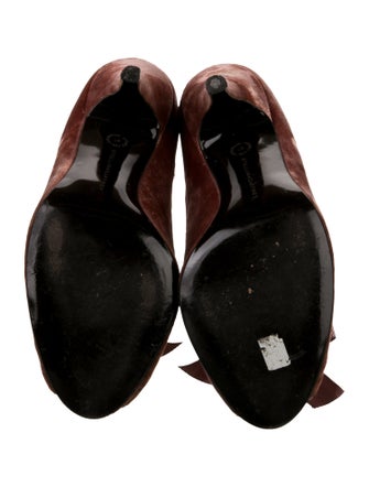 Stella McCartney Velvet Animal Print Pumps