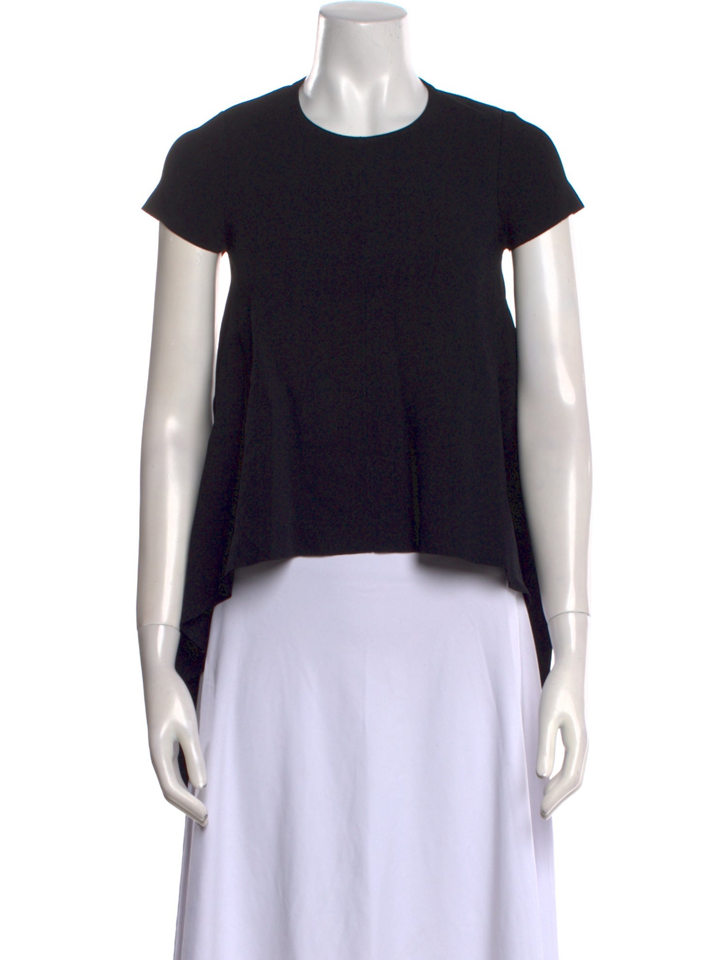 Stella McCartney Crew Neck Short Sleeve Crop Top