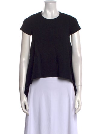 Stella McCartney Crew Neck Short Sleeve Crop Top