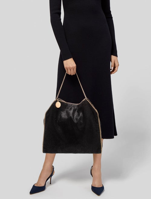 Stella McCartney Vegetarian Suede Shoulder Bag