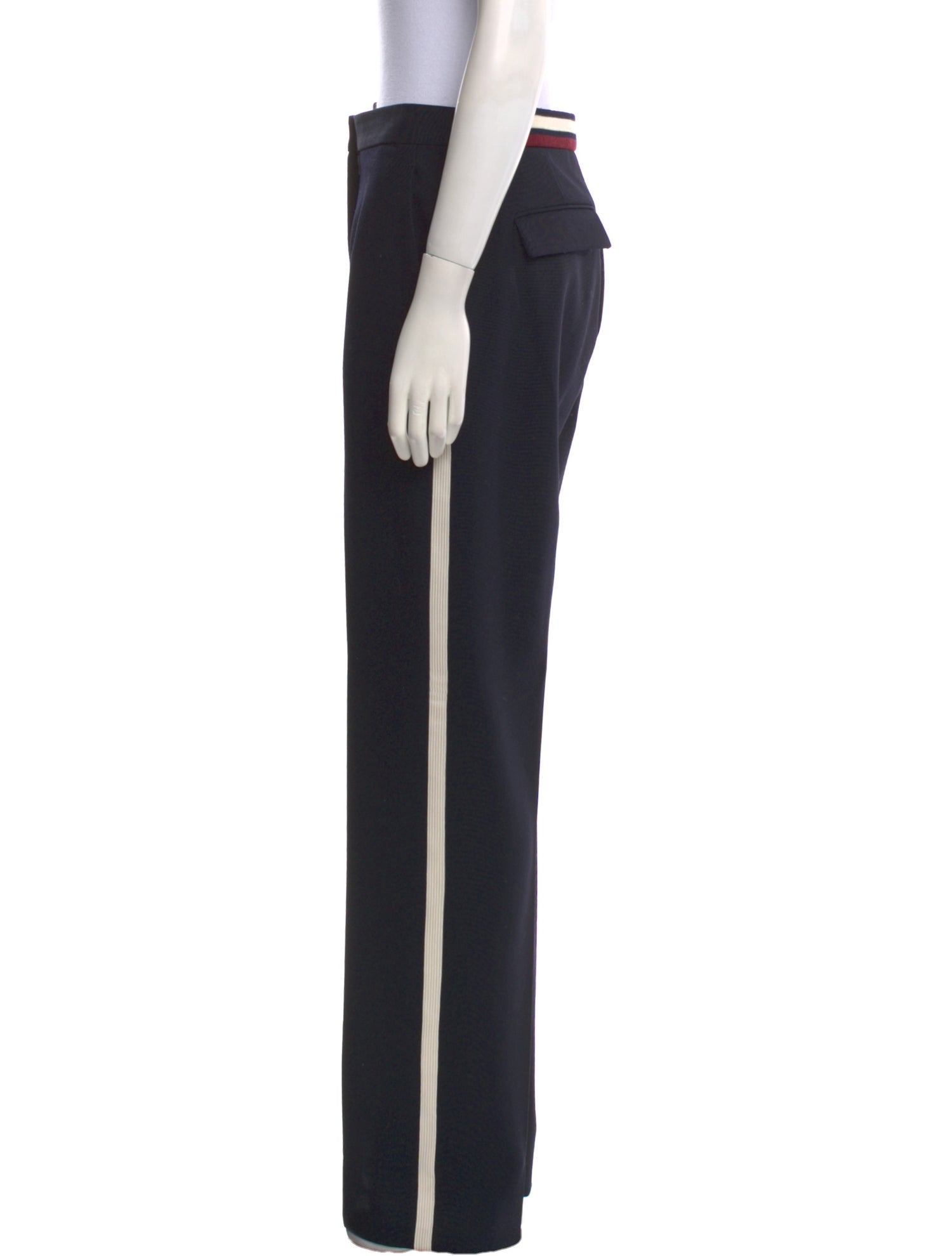 Stella McCartney Wool Straight Leg Pants