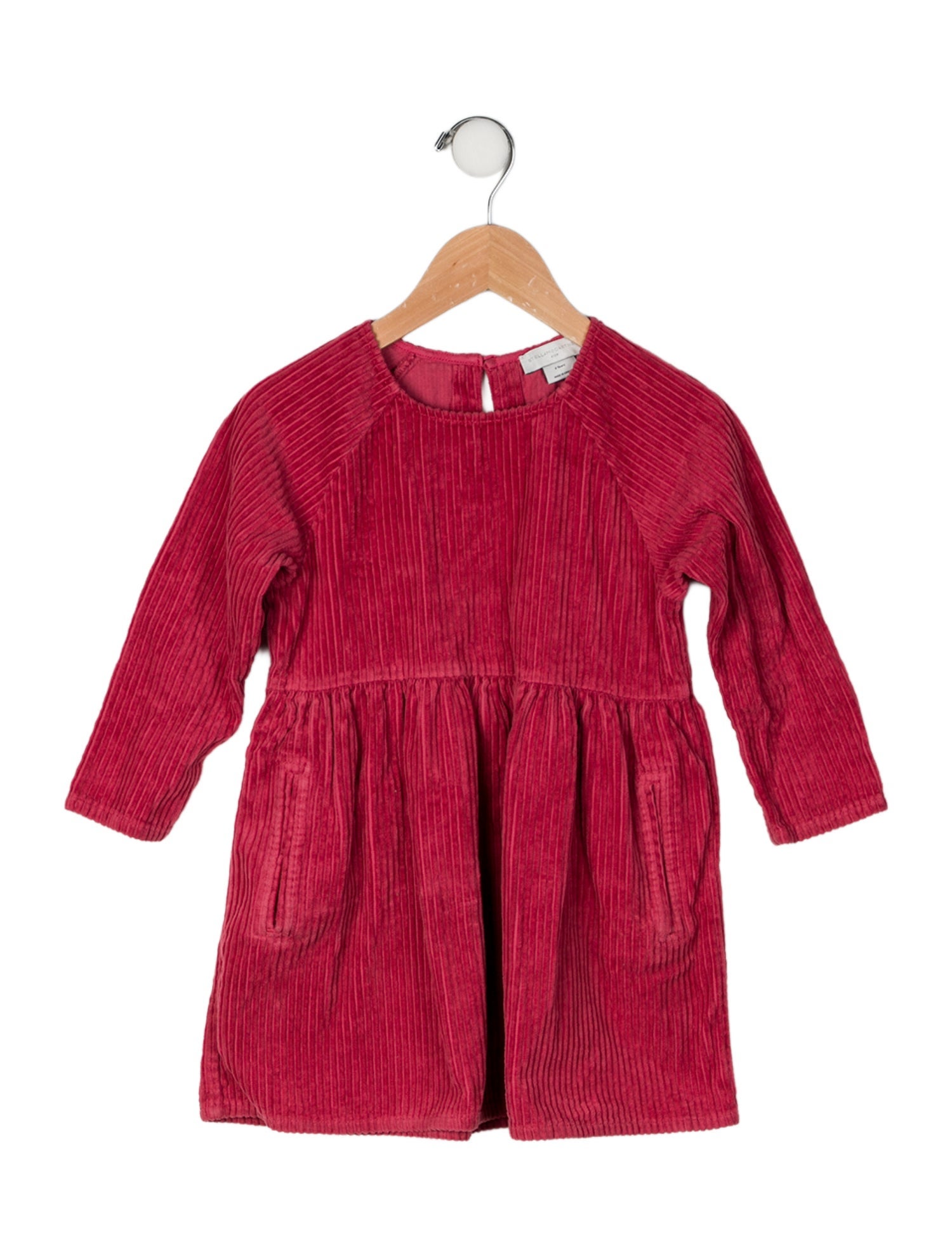 Stella McCartney Long Sleeve Corduroy Dress