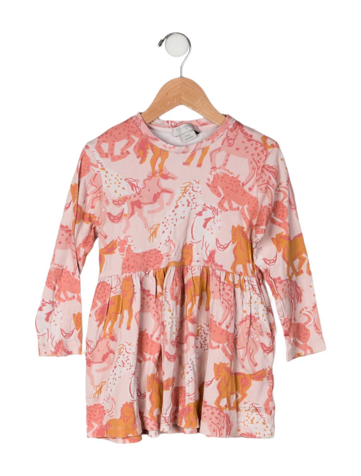 Stella McCartney Long Sleeve Printed Dress