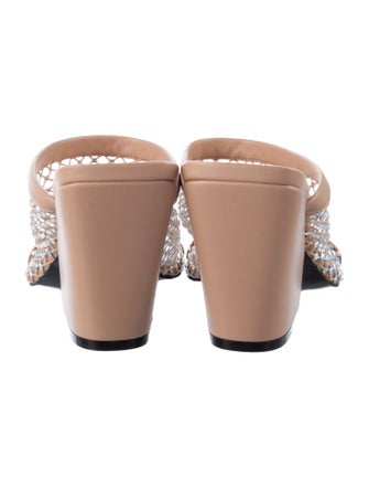 Stella McCartney Vegan Leather Patterned Slides