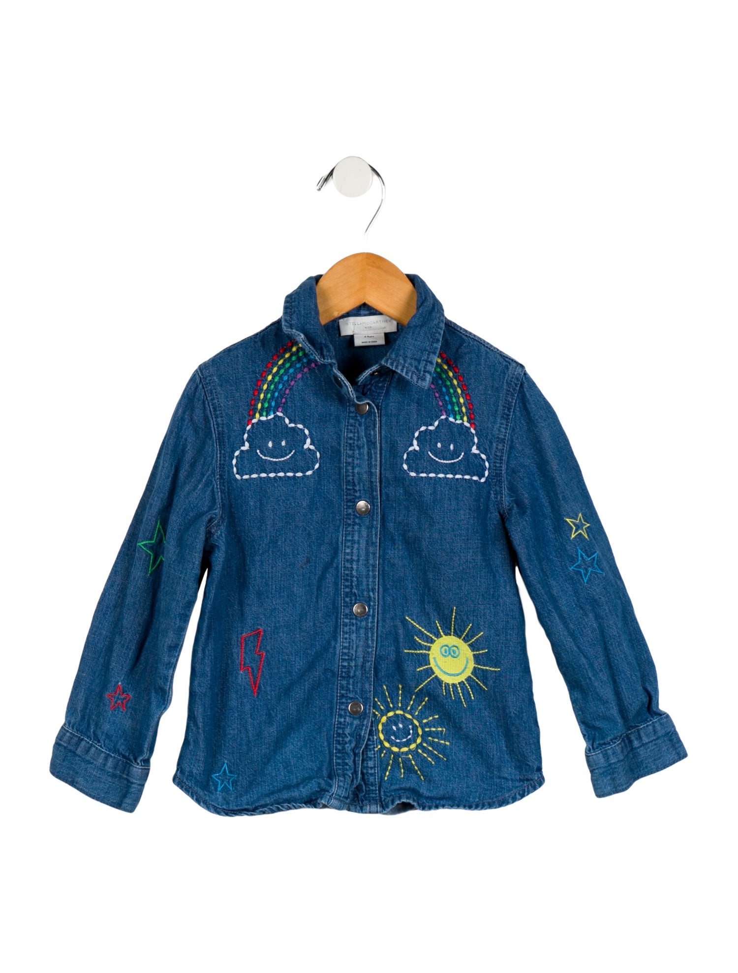 Stella McCartney Toddler Girls' Denim Button Up Shirt