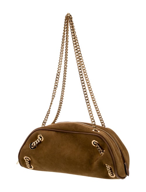 Stella McCartney Vegetarian Suede Shoulder Bag