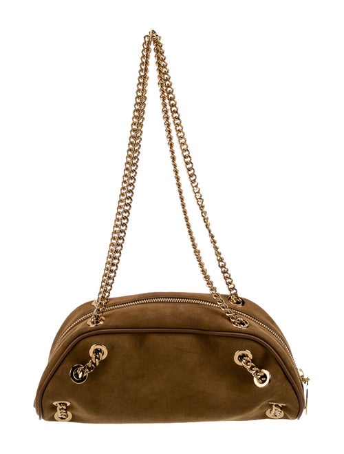 Stella McCartney Vegetarian Suede Shoulder Bag