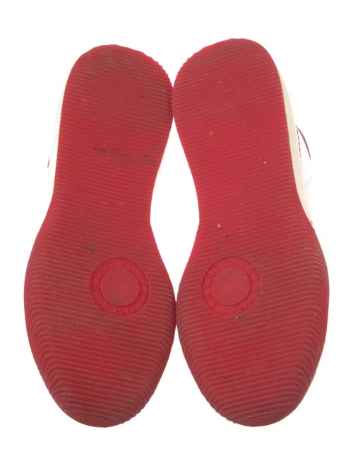 Stella McCartney Leather Colorblock Pattern Sneakers