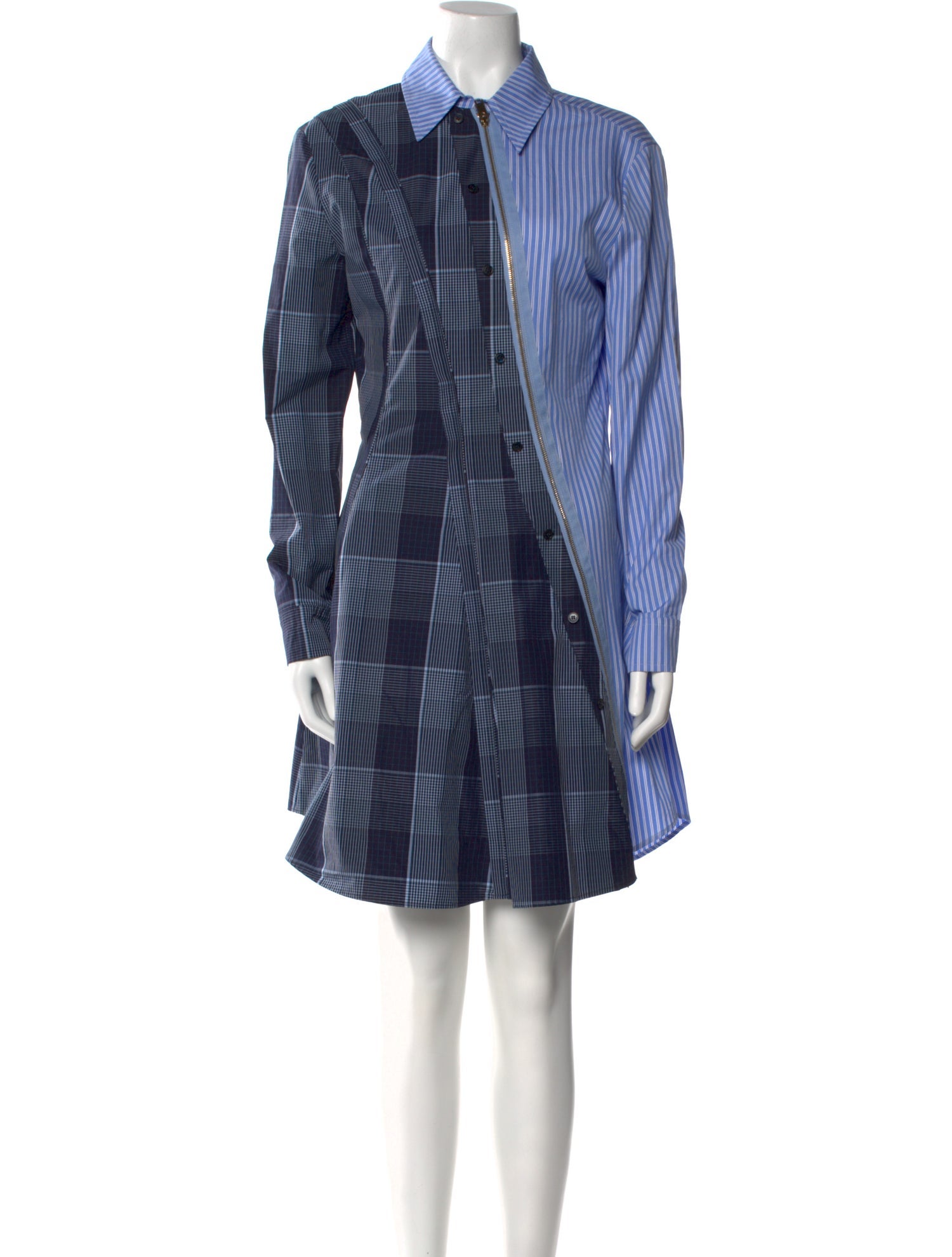 Stella McCartney Plaid Print Knee-Length Dress