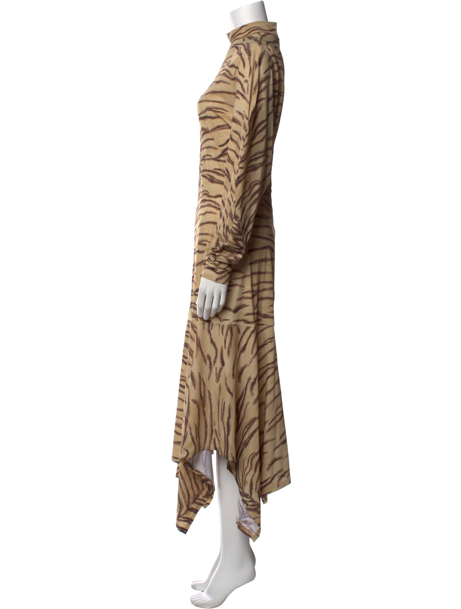 Stella McCartney Animal Print Long Dress