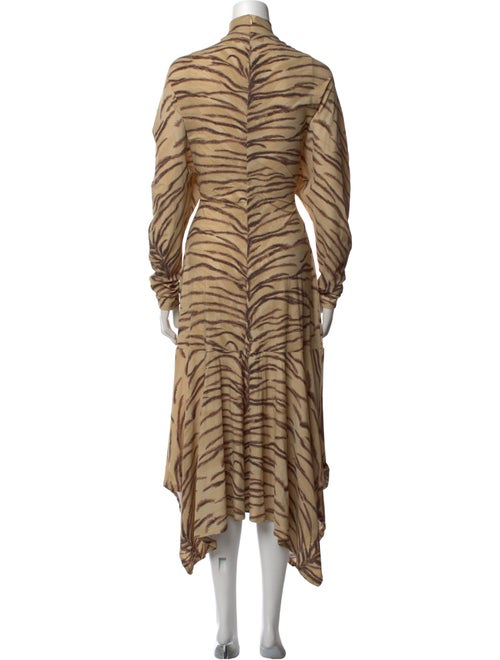 Stella McCartney Animal Print Long Dress
