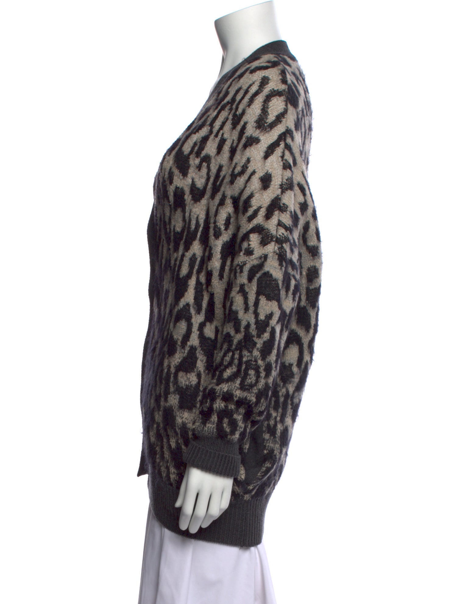 Stella McCartney Wool Animal Print Sweater