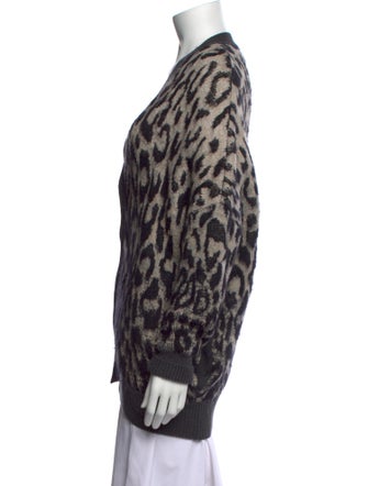 Stella McCartney Wool Animal Print Sweater