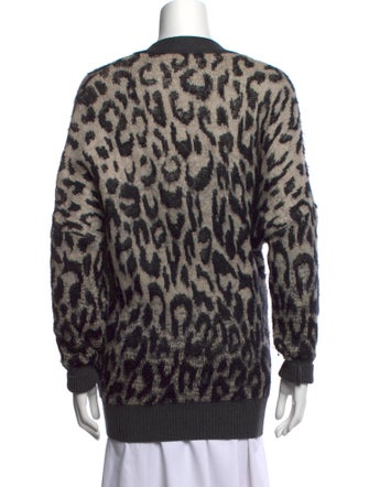 Stella McCartney Wool Animal Print Sweater
