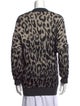 Stella McCartney Wool Animal Print Sweater