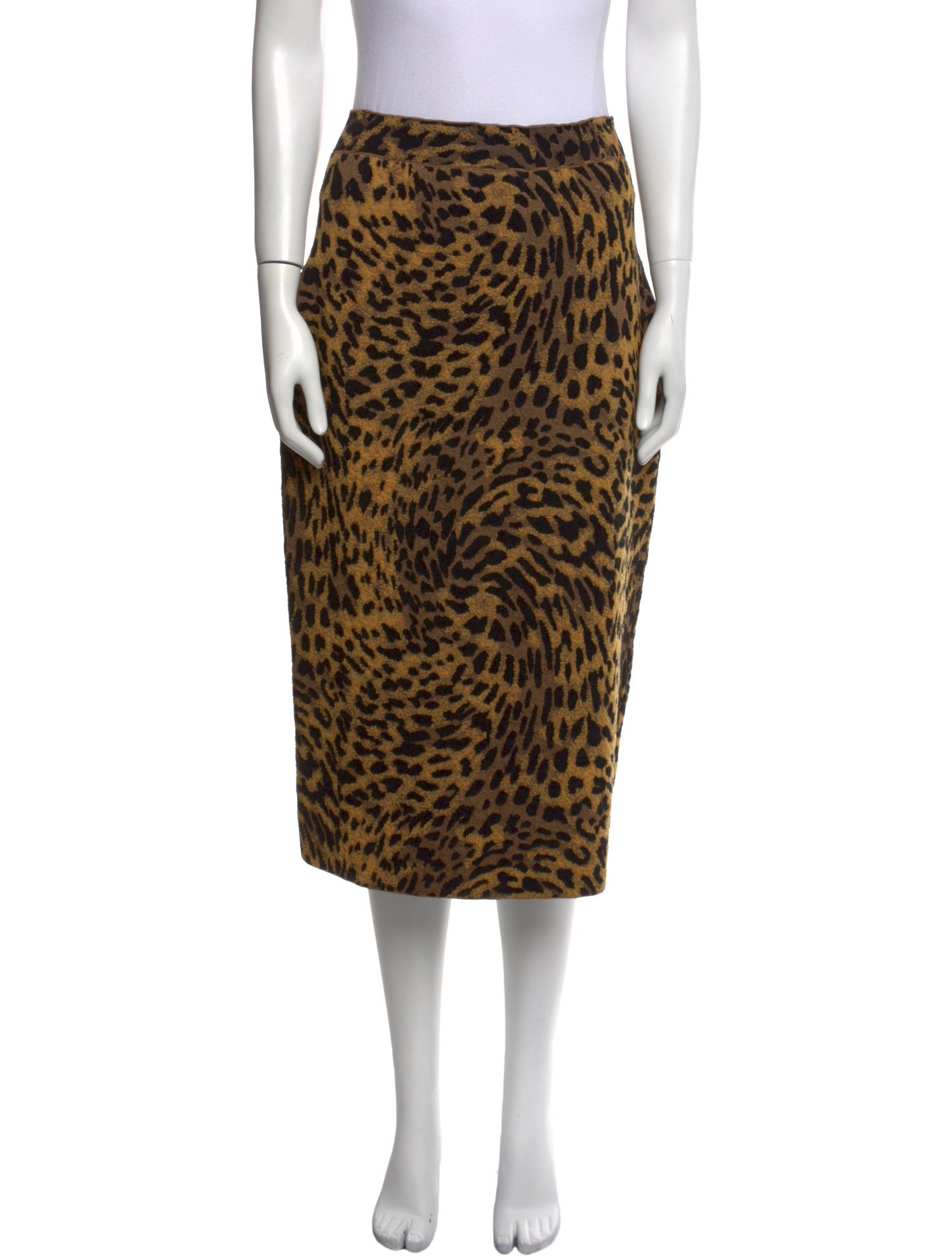 Stella McCartney Animal Print Knee-Length Skirt