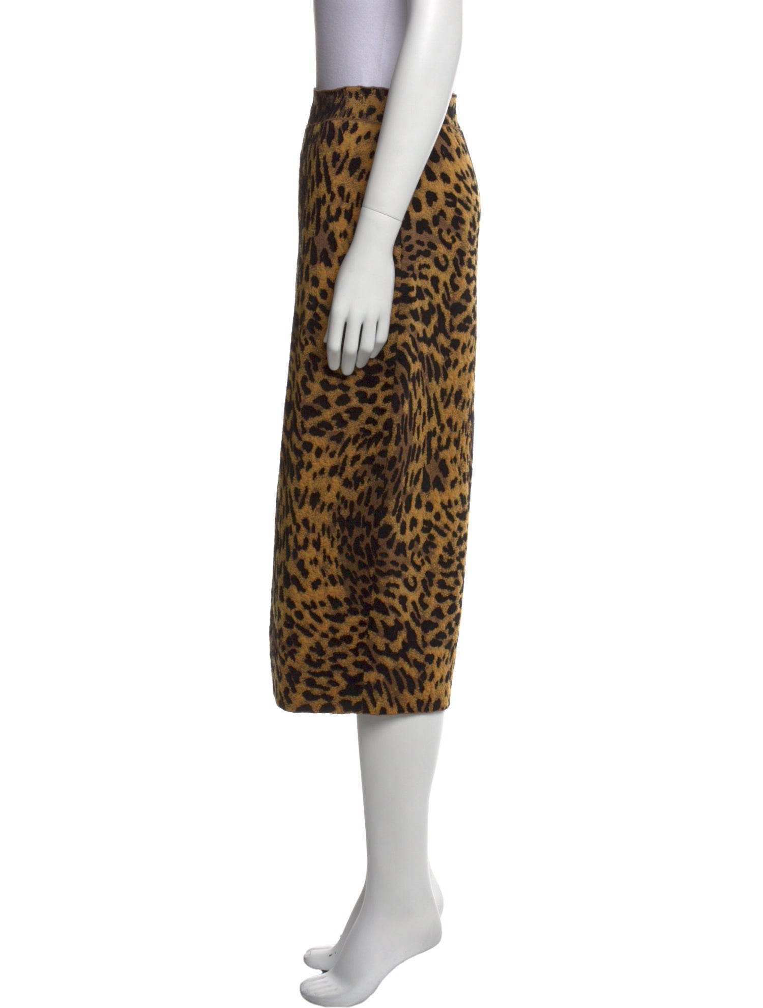 Stella McCartney Animal Print Knee-Length Skirt