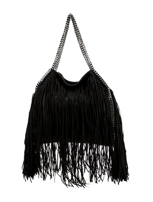 Stella McCartney Vegetarian Suede Top Handle Bag