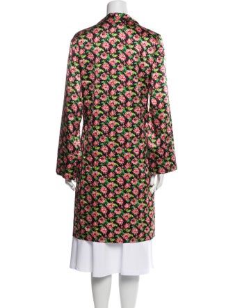 Stella McCartney Silk Floral Print Robe