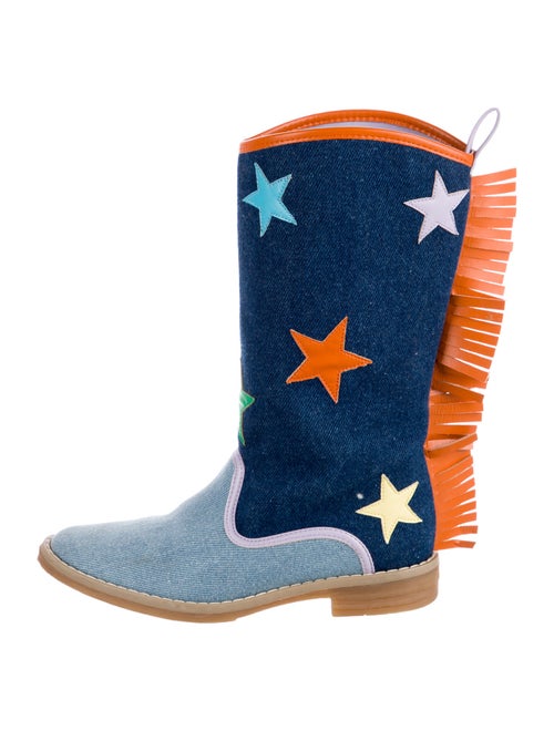 Stella McCartney Kids Denim Cowboy Boots