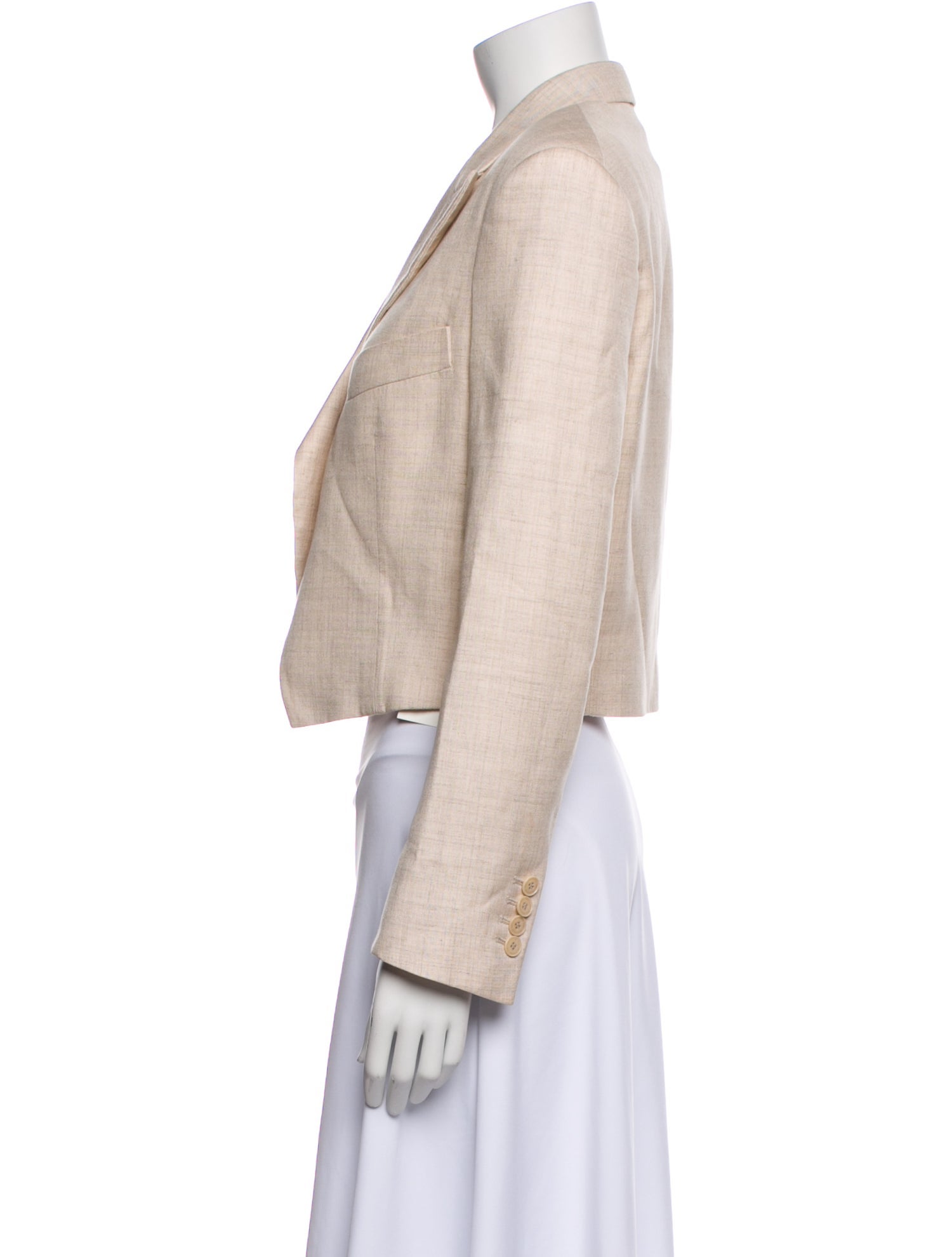 Stella McCartney Tweed Pattern Blazer