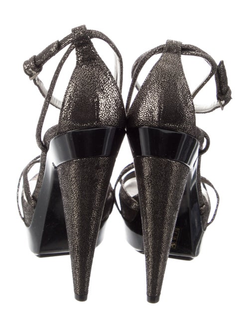 Stella McCartney Vegan Leather T-Strap Sandals