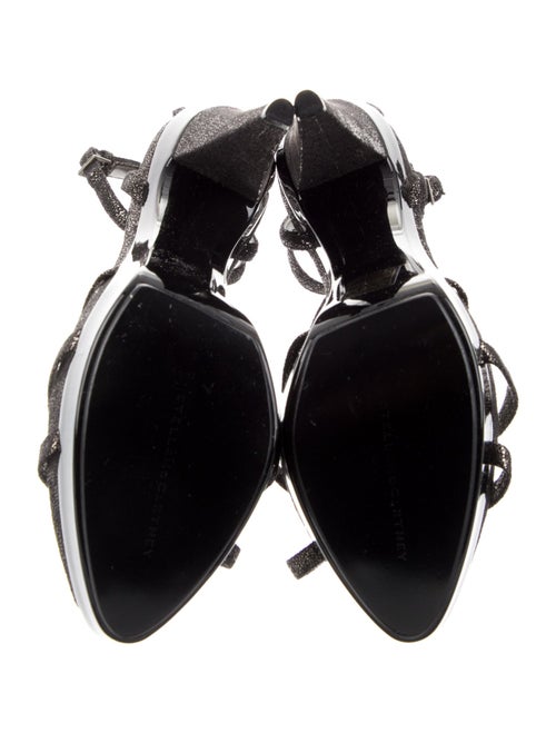 Stella McCartney Vegan Leather T-Strap Sandals