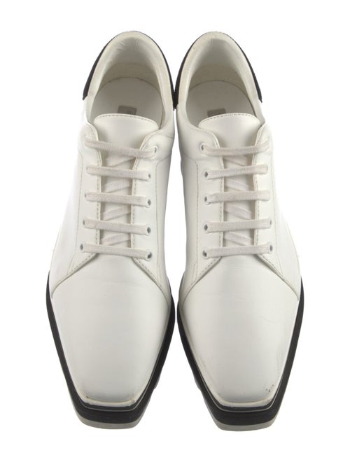 Stella McCartney Leather Wedge Sneakers