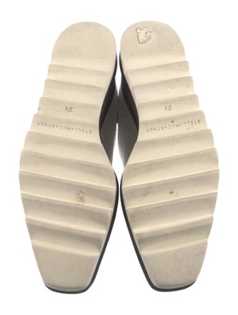 Stella McCartney Leather Wedge Sneakers