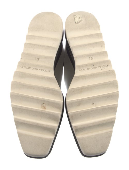 Stella McCartney Leather Wedge Sneakers