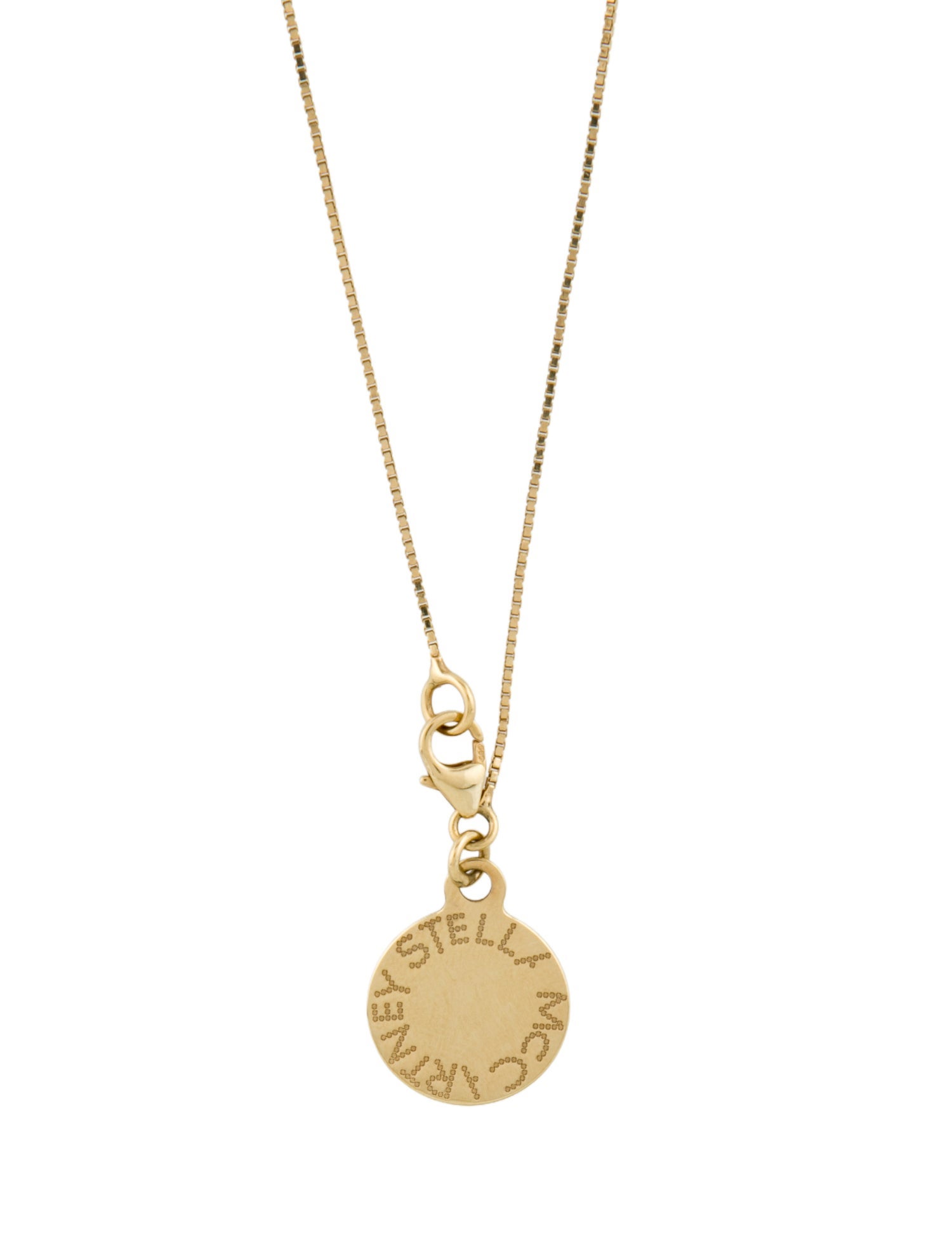 Stella McCartney 14K Long Pendant Necklace