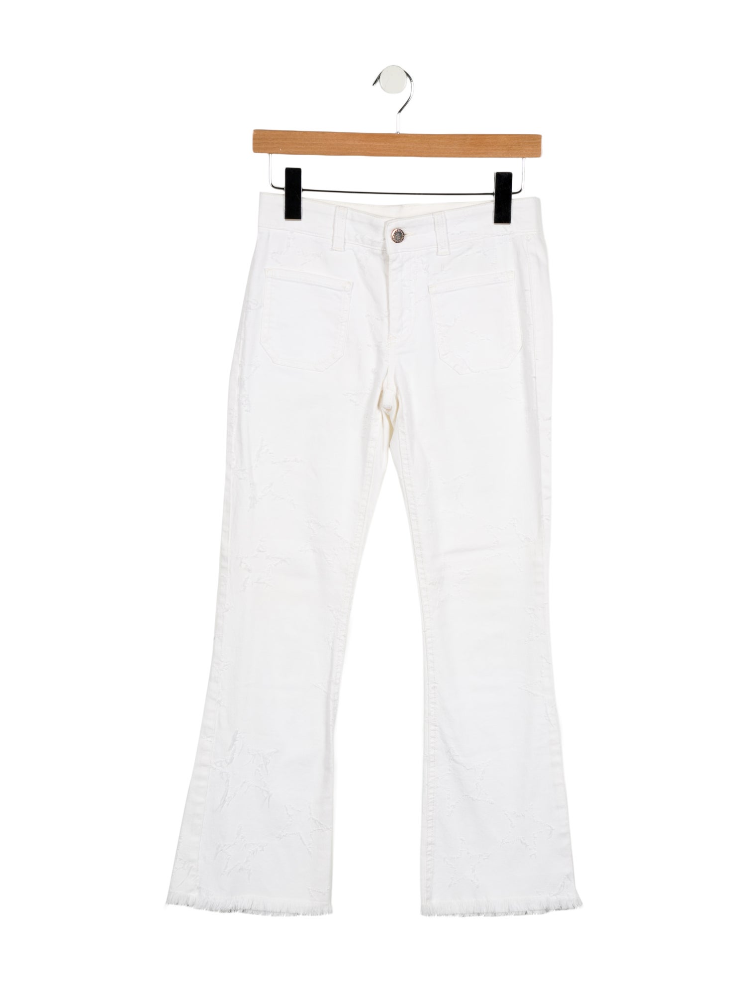 Stella McCartney Mid-Rise Straight Leg Jeans