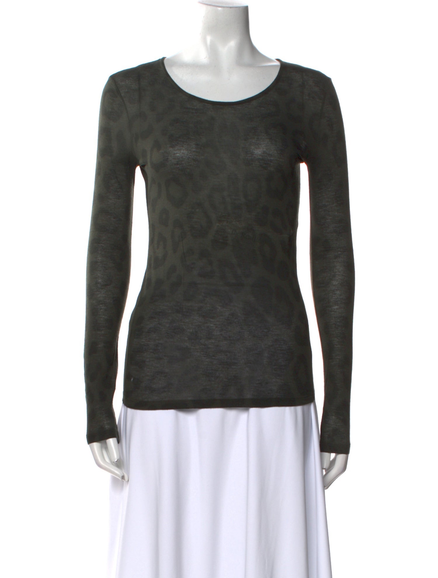 Stella McCartney Scoop Neck Long Sleeve Sweatshirt