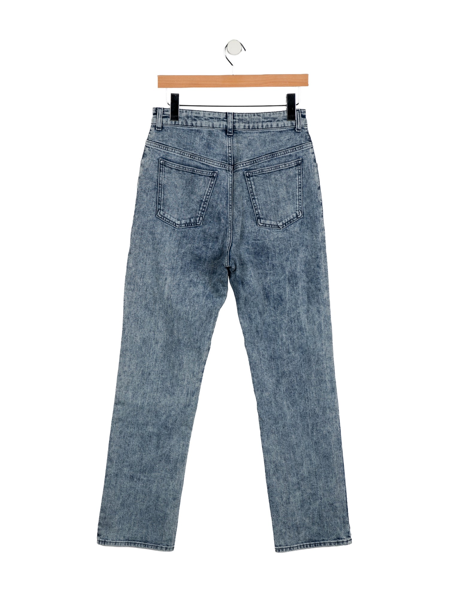 Stella McCartney High-Rise Straight Leg Jeans