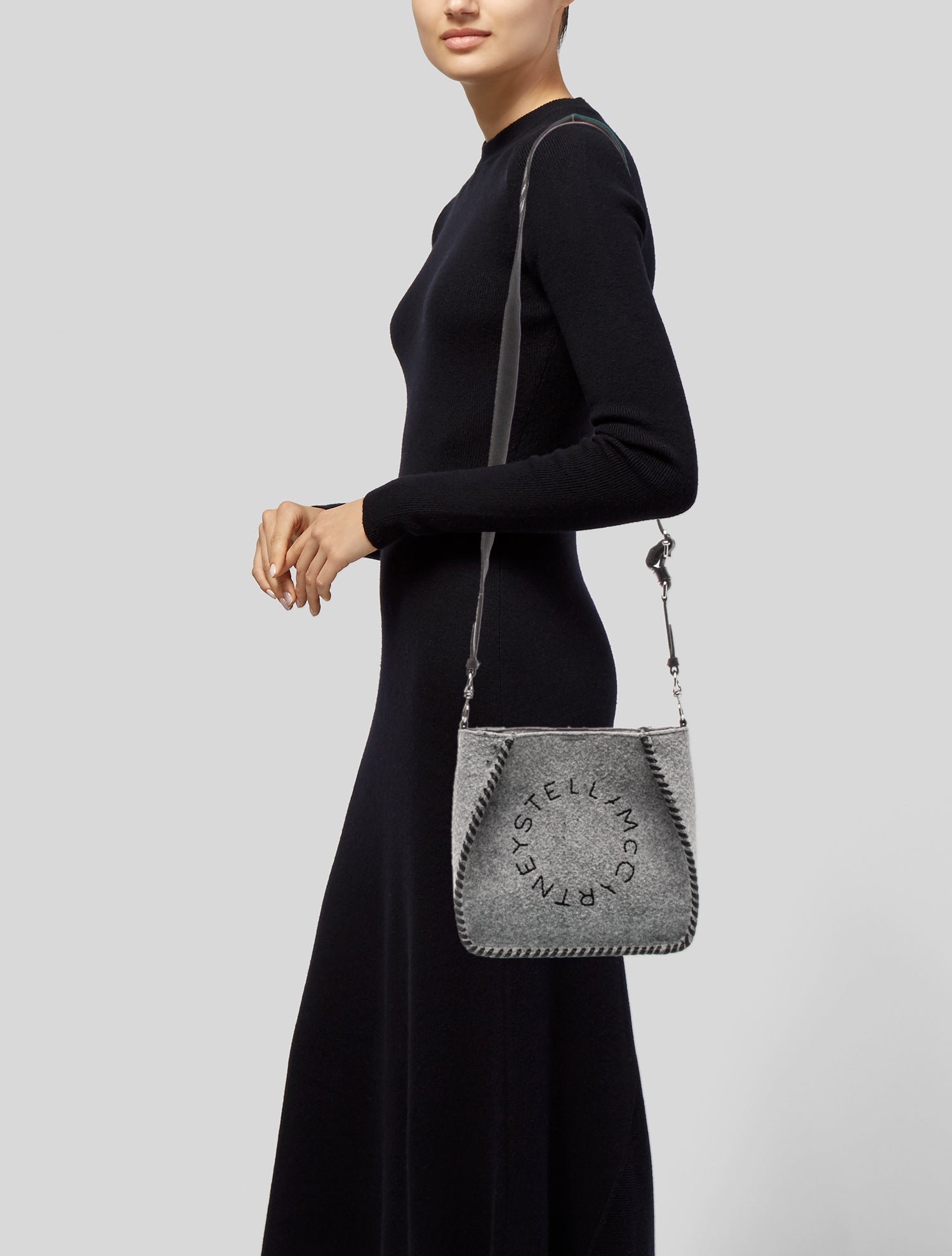 Stella McCartney Wool Messenger Bag