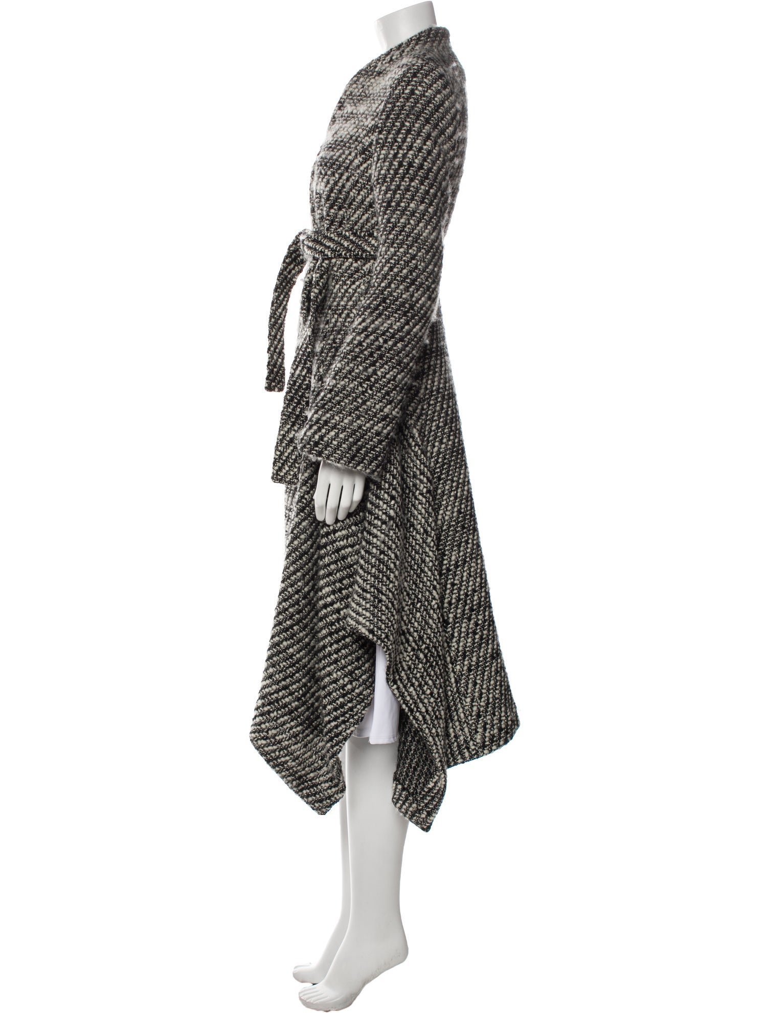 Stella McCartney Wool Tweed Pattern Coat