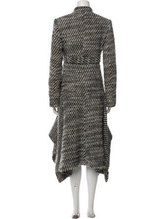 Stella McCartney Wool Tweed Pattern Coat