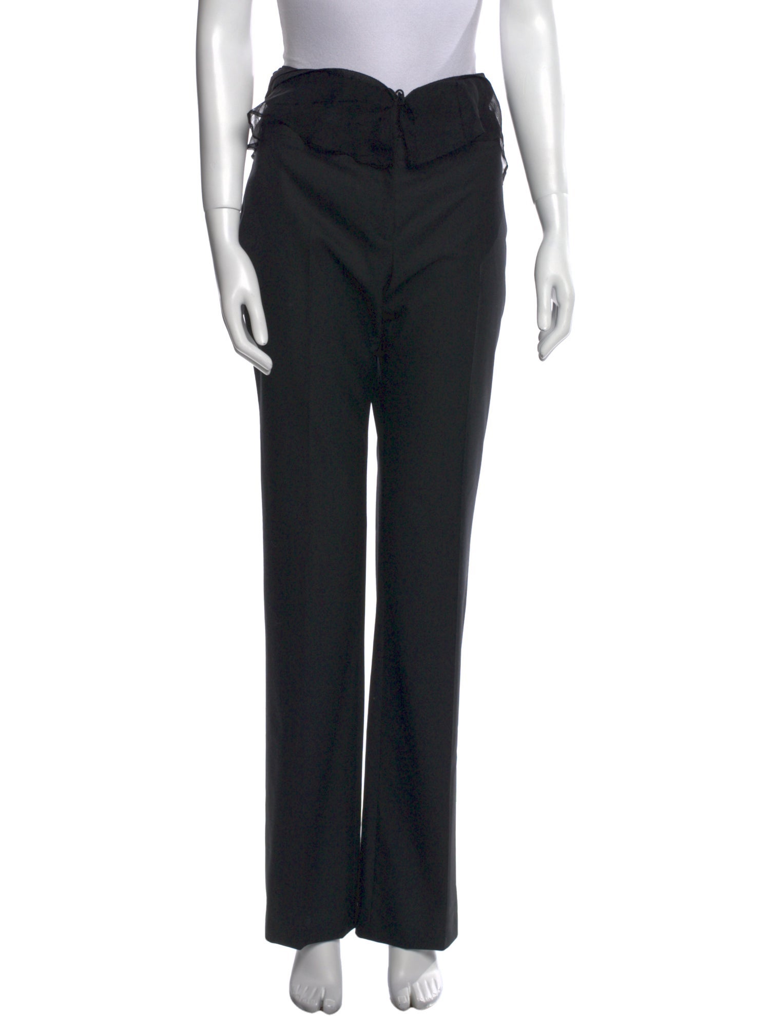 Stella McCartney Wool Straight Leg Pants