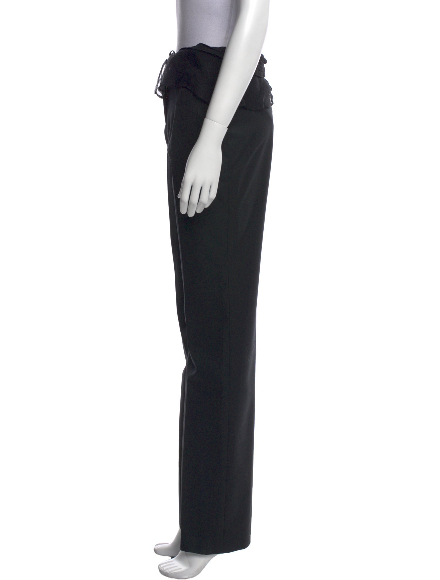 Stella McCartney Wool Straight Leg Pants