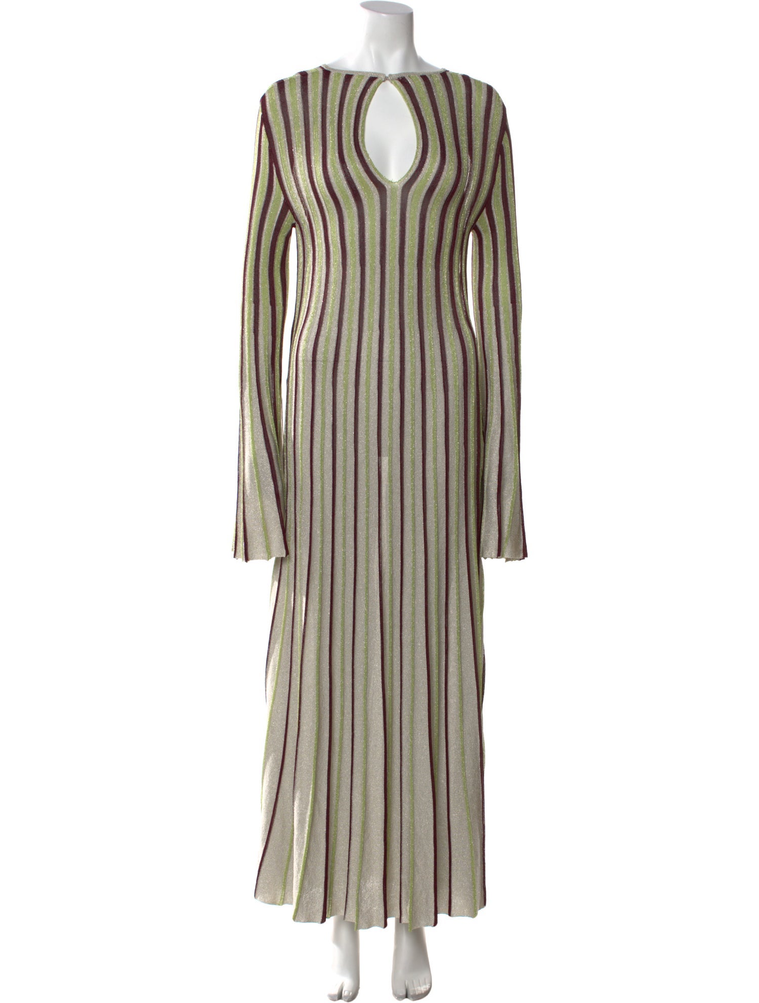 Stella McCartney Bateau Neckline Long Dress