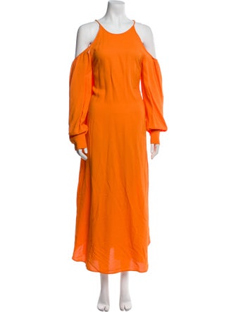 Stella McCartney Scoop Neck Long Dress