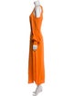 Stella McCartney Scoop Neck Long Dress