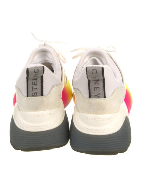 Stella McCartney Vegan Leather Colorblock Pattern Chunky Sneakers