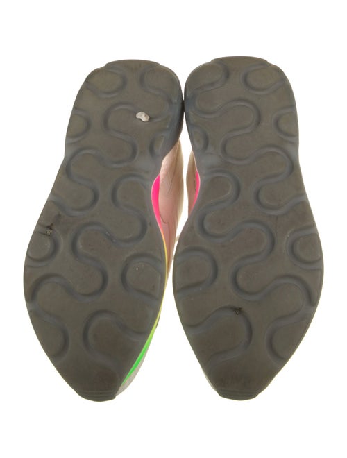 Stella McCartney Vegan Leather Colorblock Pattern Chunky Sneakers