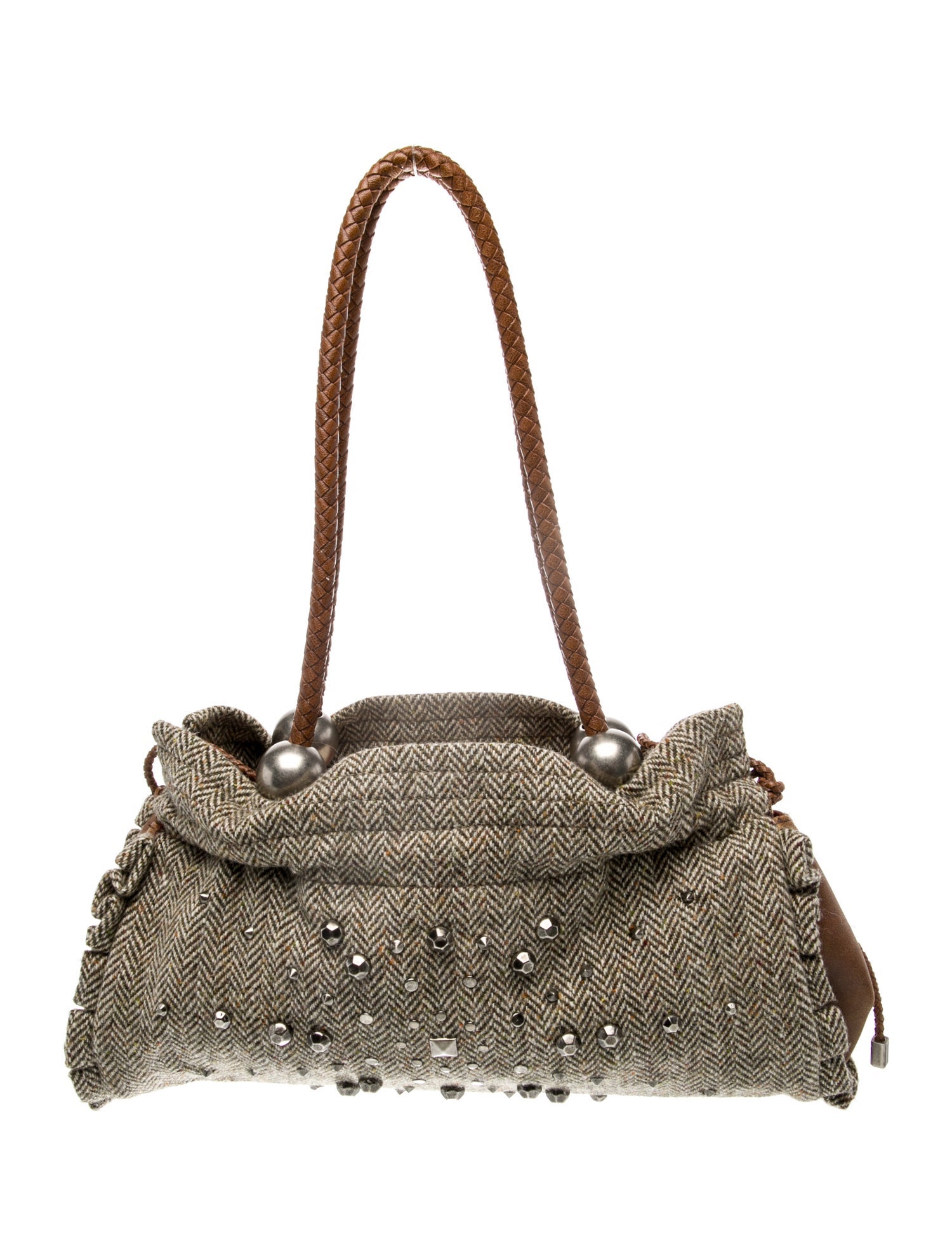Stella McCartney Tweed Shoulder Bag