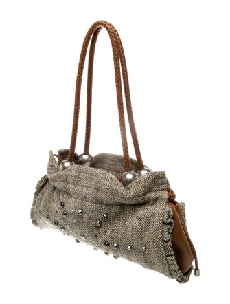 Stella McCartney Tweed Shoulder Bag