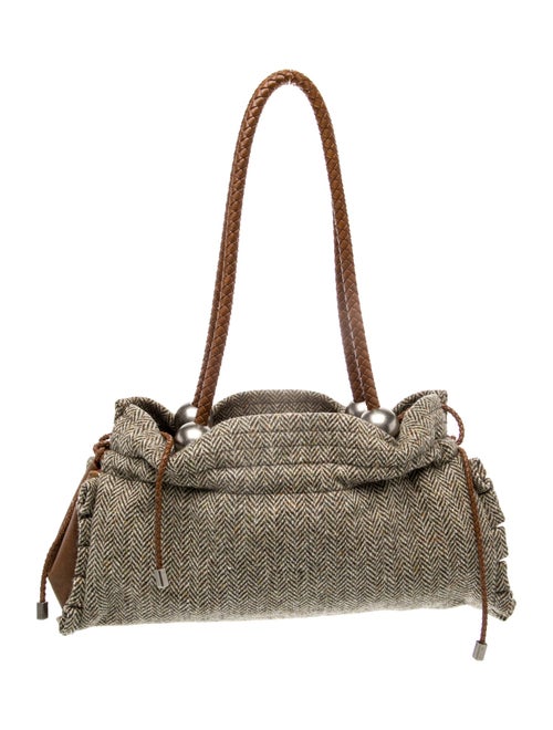 Stella McCartney Tweed Shoulder Bag