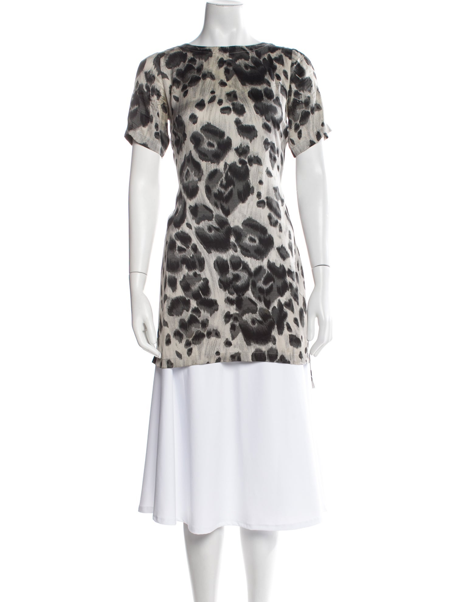 Stella McCartney Silk Animal Print Tunic