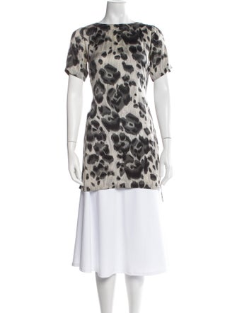 Stella McCartney Silk Animal Print Tunic