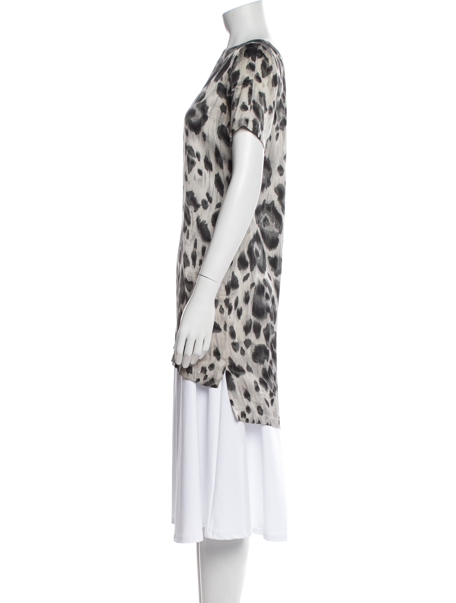 Stella McCartney Silk Animal Print Tunic